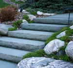 Pavers með muldu granítpappi granít 10x10 fermetra granít pavers